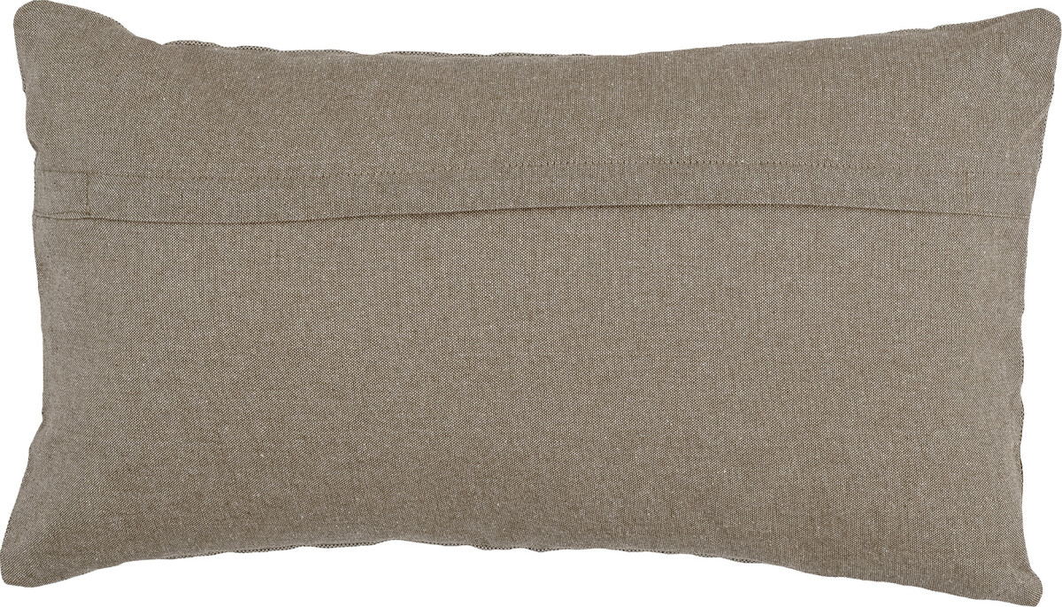 Bloomingville - Emalie Pude - Brun - Bomuld - 60X35 Cm