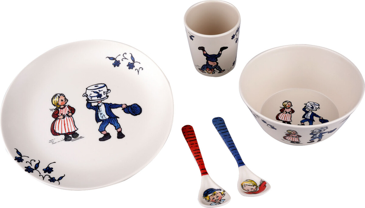 Melamin Service Sæt Til Børn - Emil Fra Lønneberg