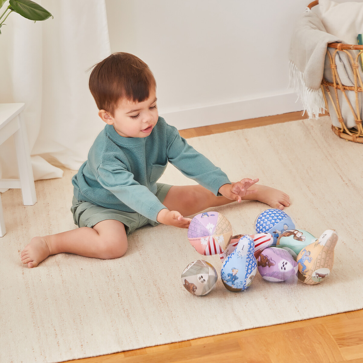 Emil Fra Lønneberg - Bowling Sæt Med Bløde Kegler Og Bolde