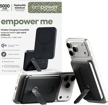 Empower By Panzerglass - Magsafe Powerbank - 5000 Mah - Sort