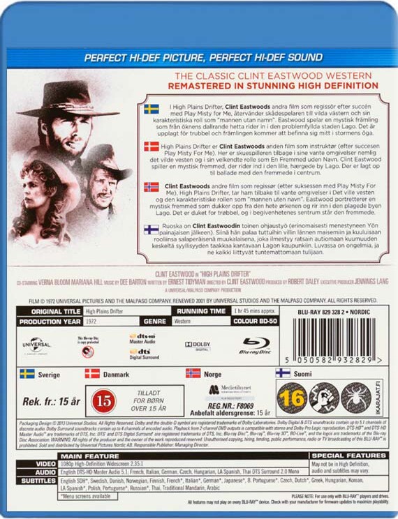 En Fremmed Uden Navn High Plain Drifter