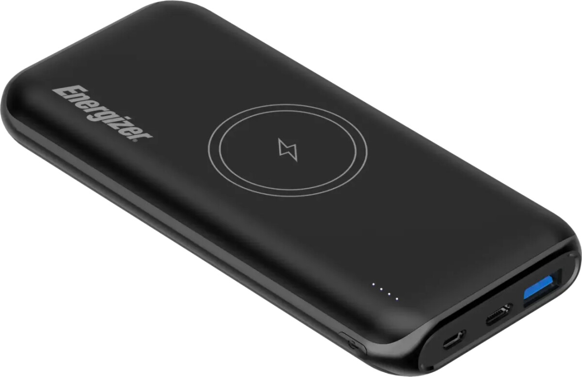 Energizer - 10K Wireless Pd 20W Fast Charge Power Bank - 10000Mah - Black