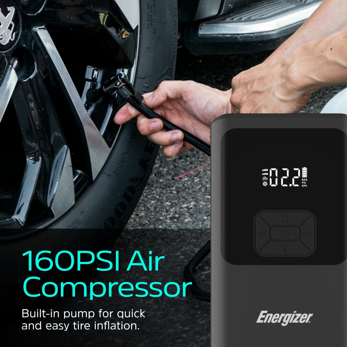Energizer - Dækpumpe Og Starthjælp
