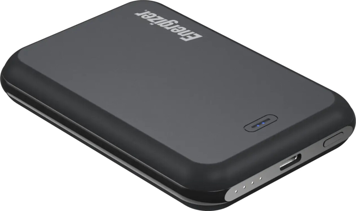 Energizer - Magsafe Compatible Qi Power Bank Qm5000Bk - 5000Mah