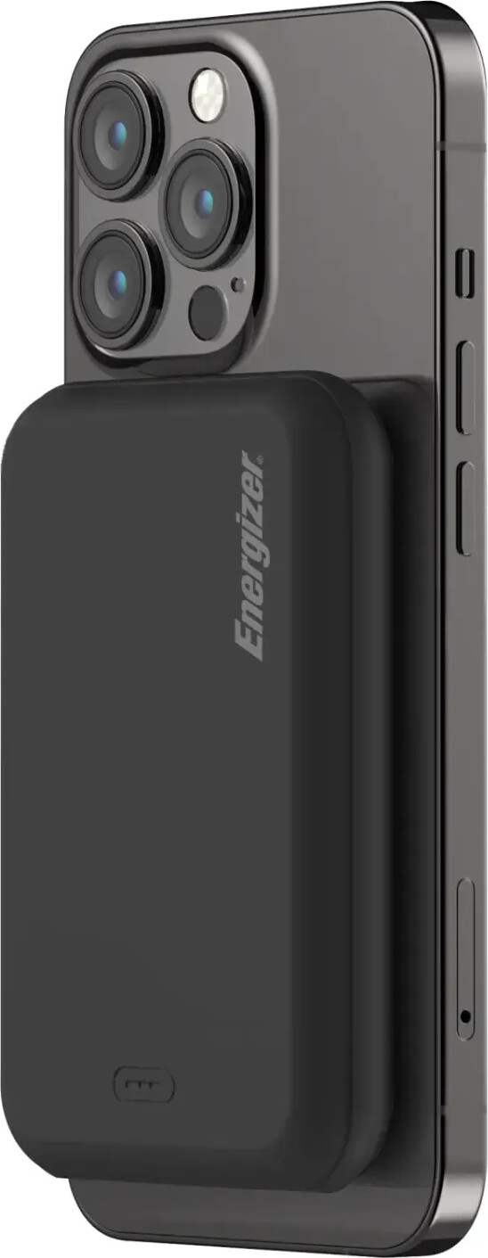 Energizer - Magsafe Compatible Qi Power Bank Qm5000Bk - 5000Mah