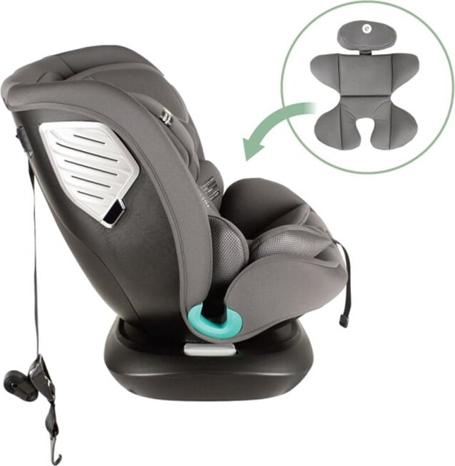 Engledal - Autostol 360 M Isofix - Gruppe 0 - Malik - Sortgrå