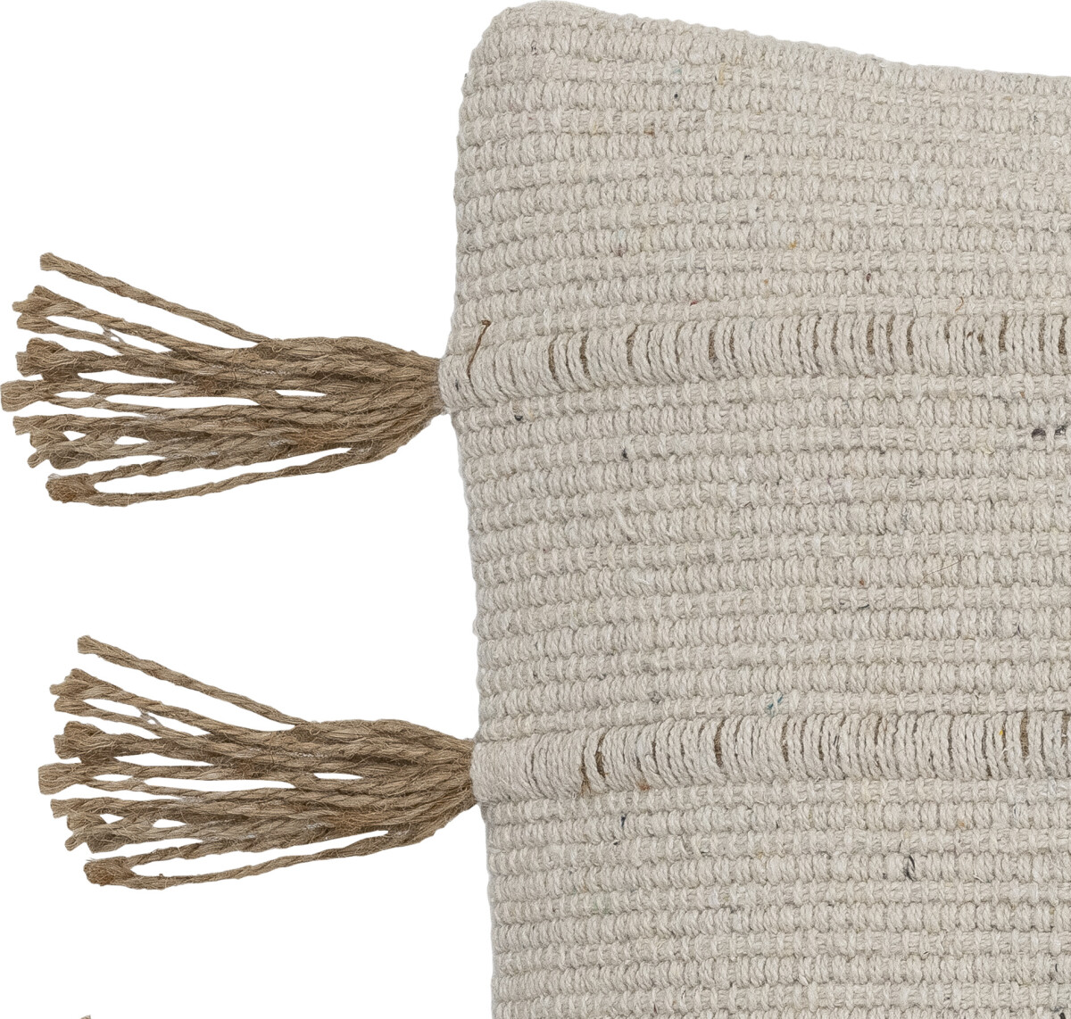 Creative Collection - Ensar Pude - Natur - Bomuld - 45X45 Cm