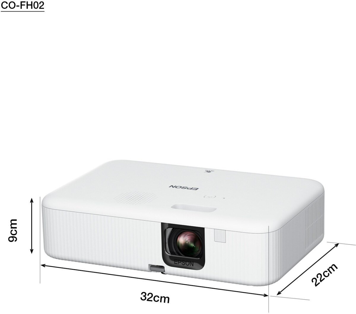 Epson - Co-Fh02 Smart Full-Hd Projector