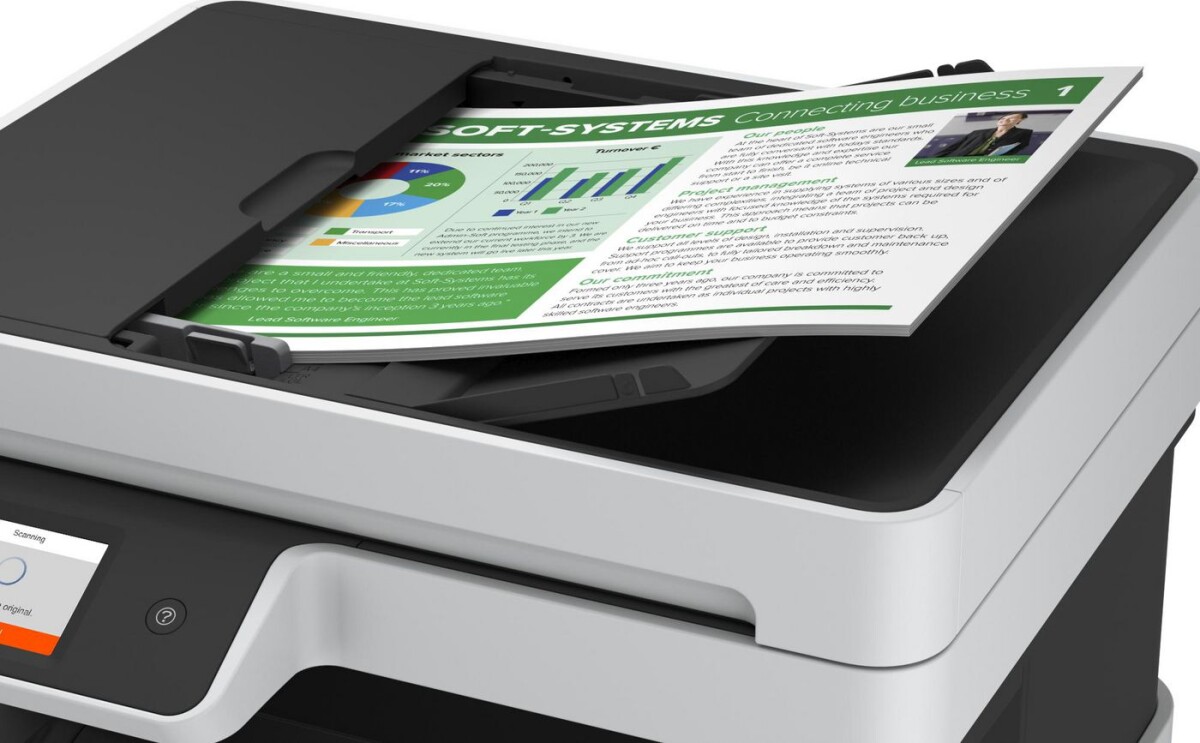 Epson Ecotank Et-5170 - All-In-One Printer Med Wifi Og Lcd-Skærm - 17 Spm