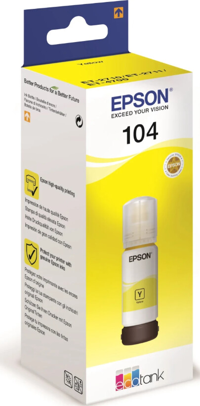 Epson Ecotank Blæk - 104 - Gul
