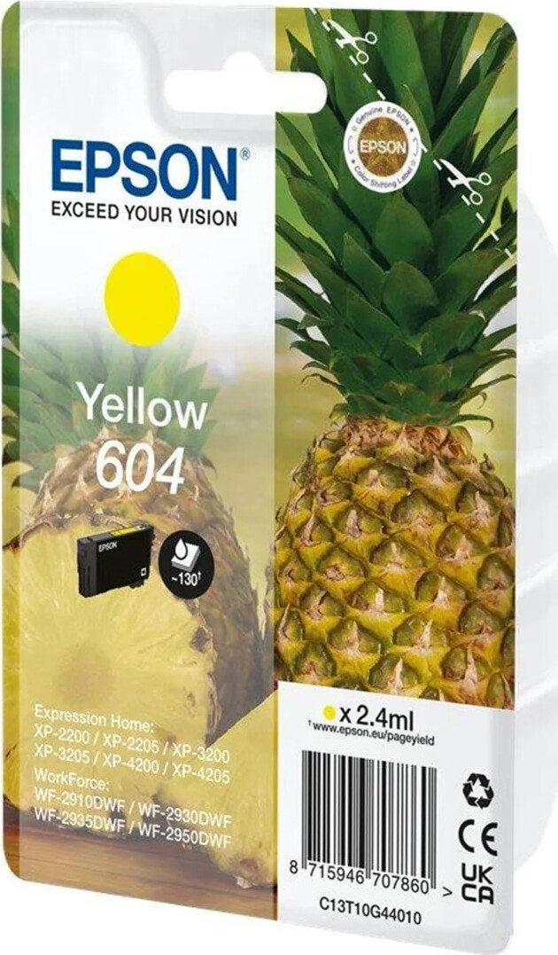 Epson - T604 Gul Blækpatron