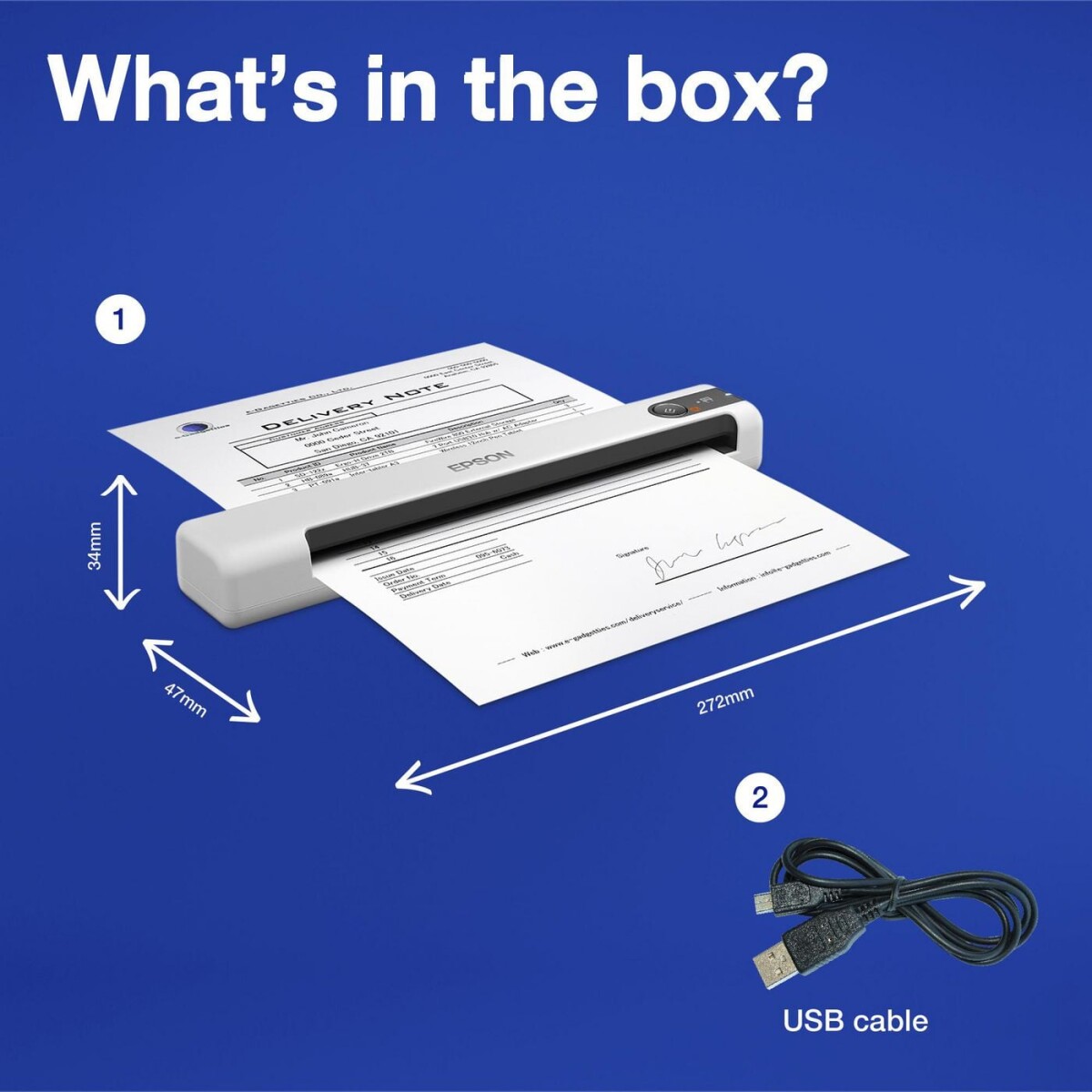 Epson Workforce Ds-70W Scanner