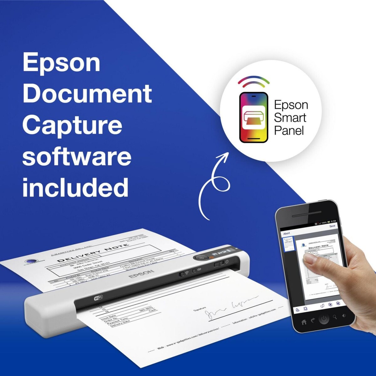 Epson Workforce Ds-70W Scanner