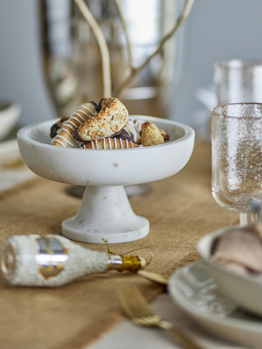 Bloomingville - Eris Opsats - Hvid - Marmor