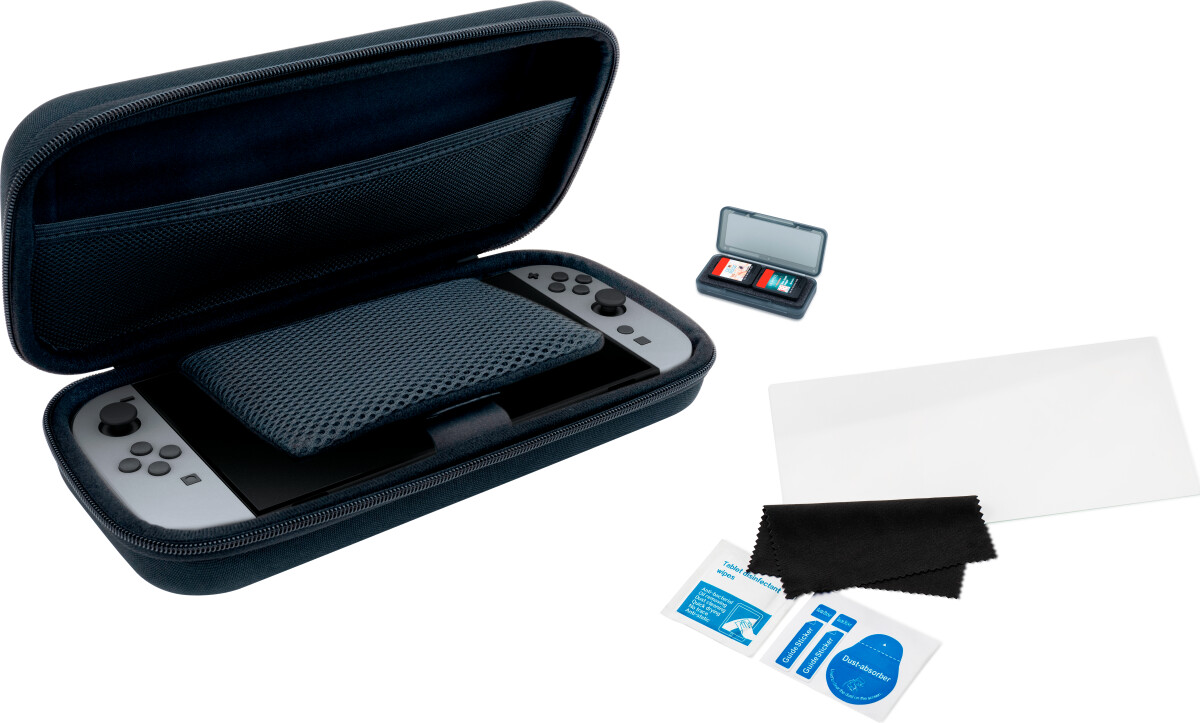 Essential Pack Til Nintendo Switch Ii - Hårdtaske Skærmbeskyttelse Og