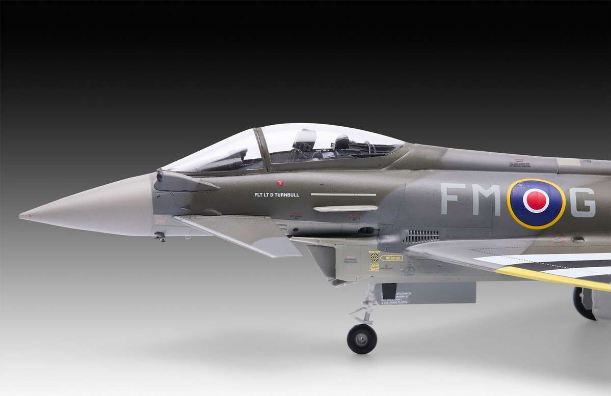 Revell 03753 - Eurofighter Typhoon Fgr4 Fly - Build Paint - 1 48