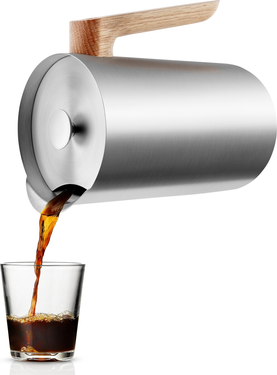 Eva Solo - Termo Stempelkande - Børstet Rustfrit Stål - 1 L