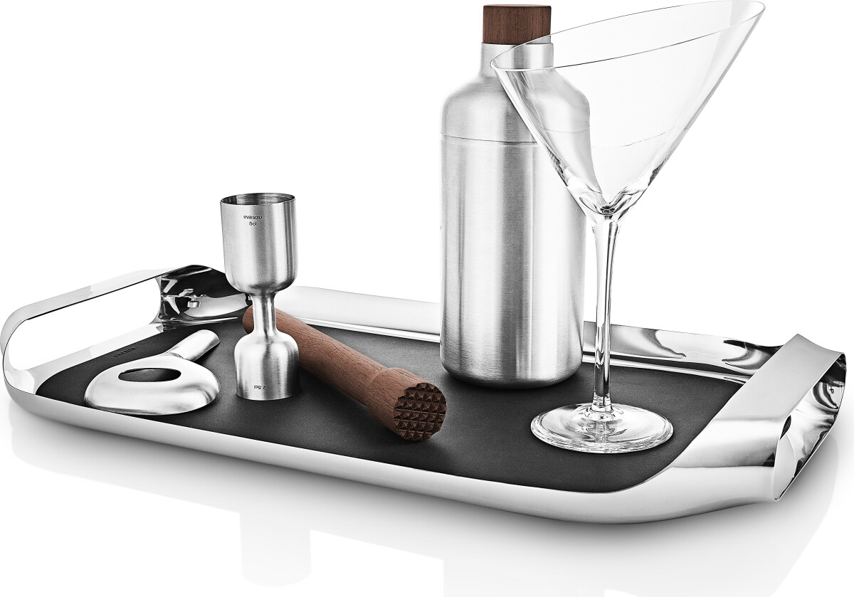 Eva Solo - Serveringsbakke - Børstet Stål - 43X25 Cm