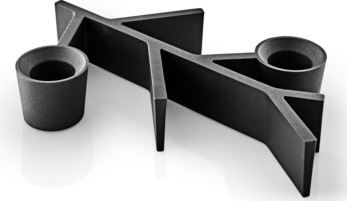 Eva Solo - Twig - Lysestage - Sort - 18 Cm