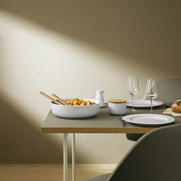 Eva Trio - Legio Nova Saltkar Med Låg Og Ske - H 7 5 Cm