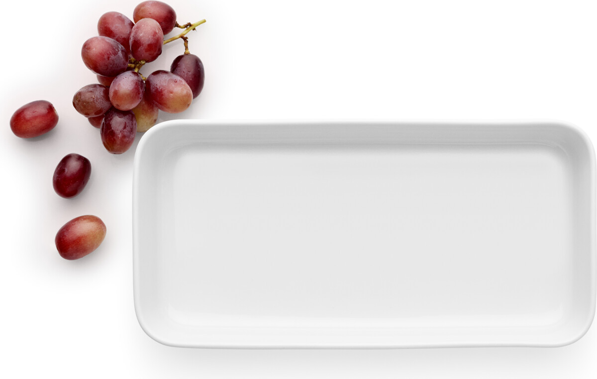 Eva Trio - Legio Nova Serveringfad - Hvid - Porcelæn - 24X12 Cm