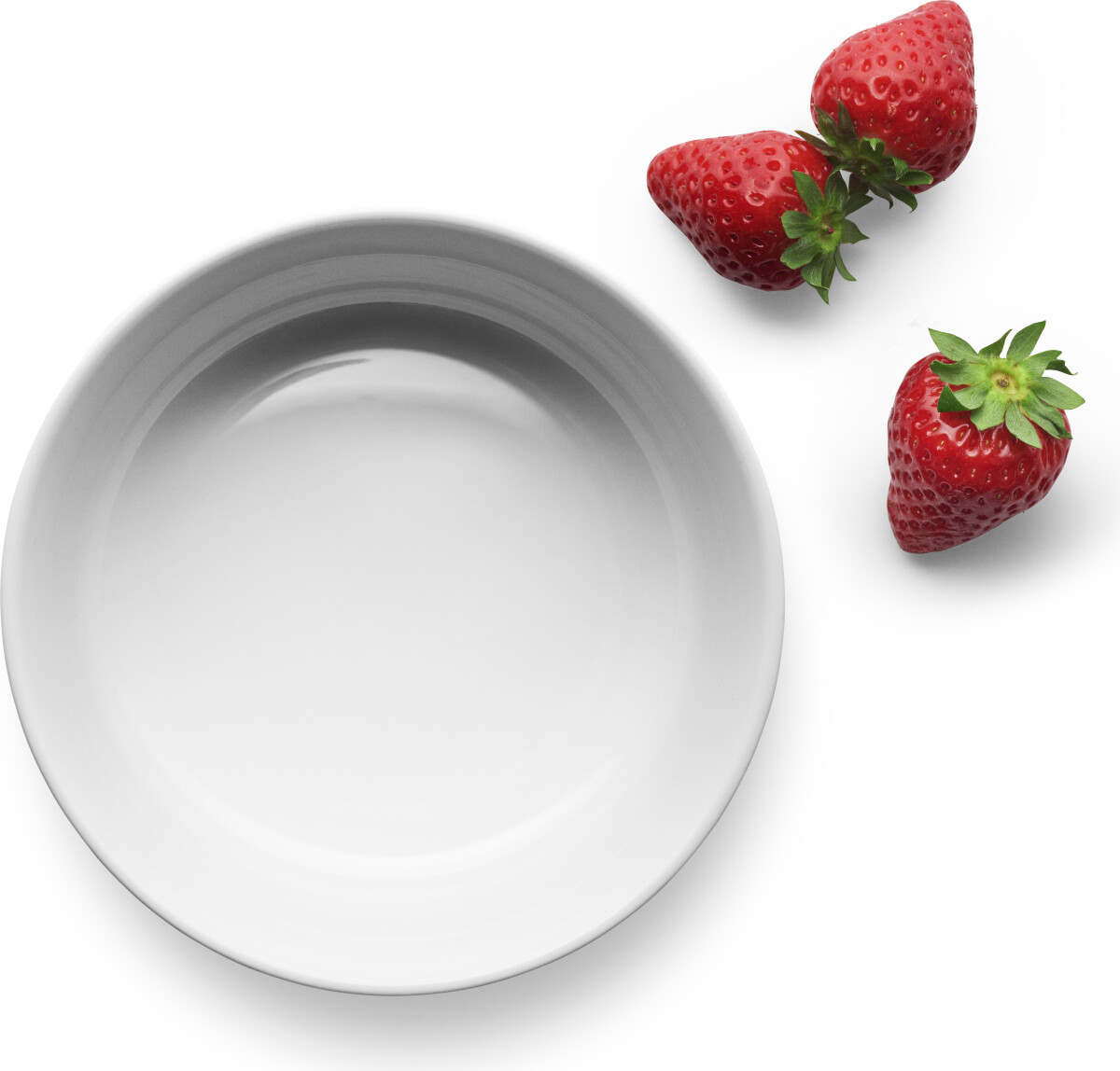 Eva Trio - Legio Nova Skål Hvid - Riflet - Ø 13 Cm