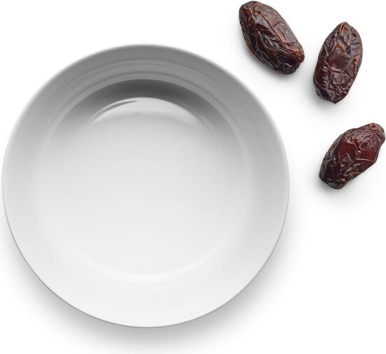 Eva Trio - Legio Nova Skål - Hvid - Riflet - Ø 16 Cm