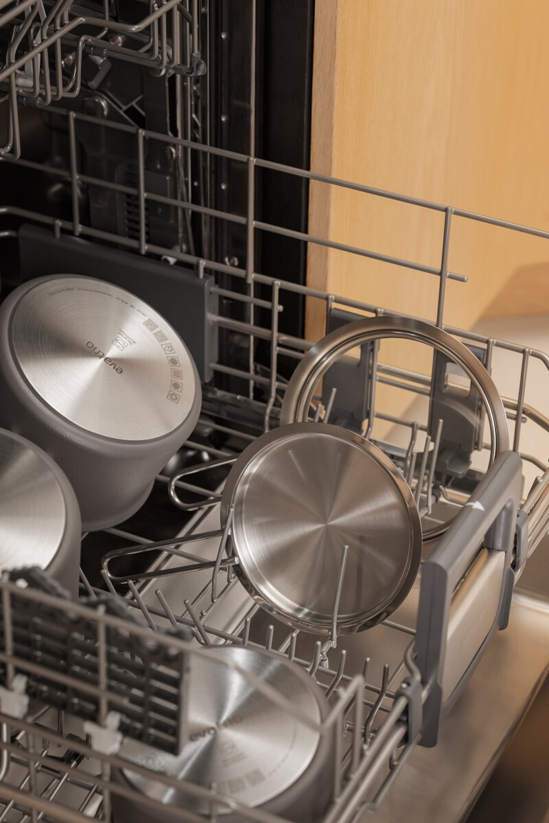 Eva Trio - Tallerkenlåg - Ø 28 Cm - Rustfrit Stål