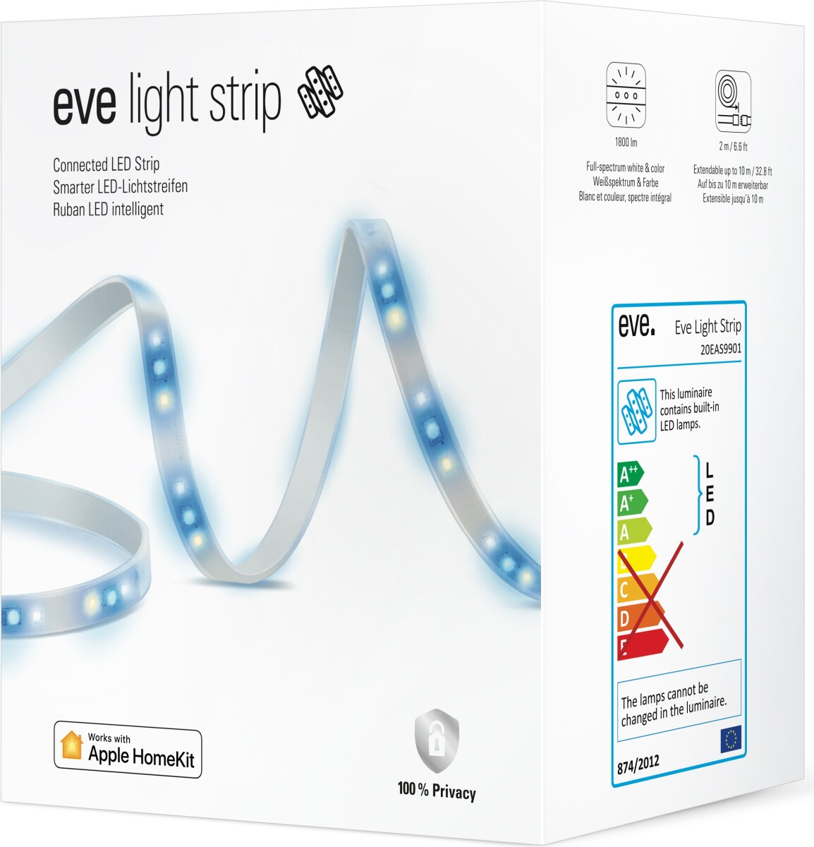 Eve Light Strip - Homekit Kompatibel - 2 Meter