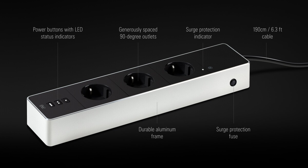 Eve - Energy Strip Smart Stikdåse - Apple Homekit