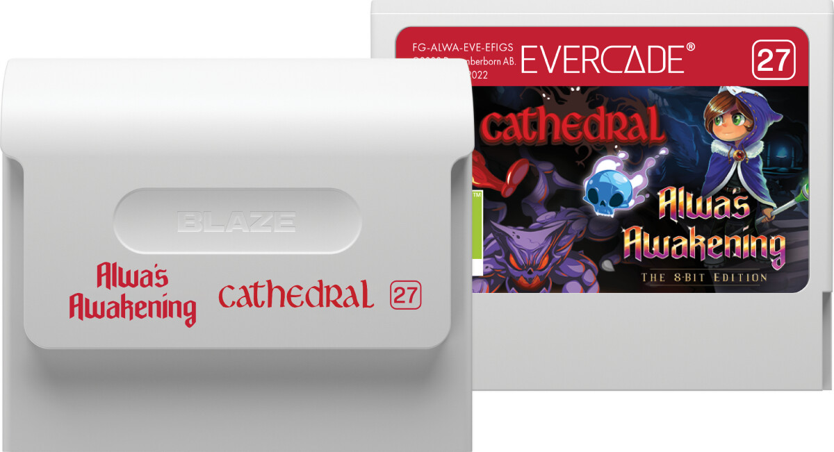 Evercade Alwa Cathedral Dual Cartridge
