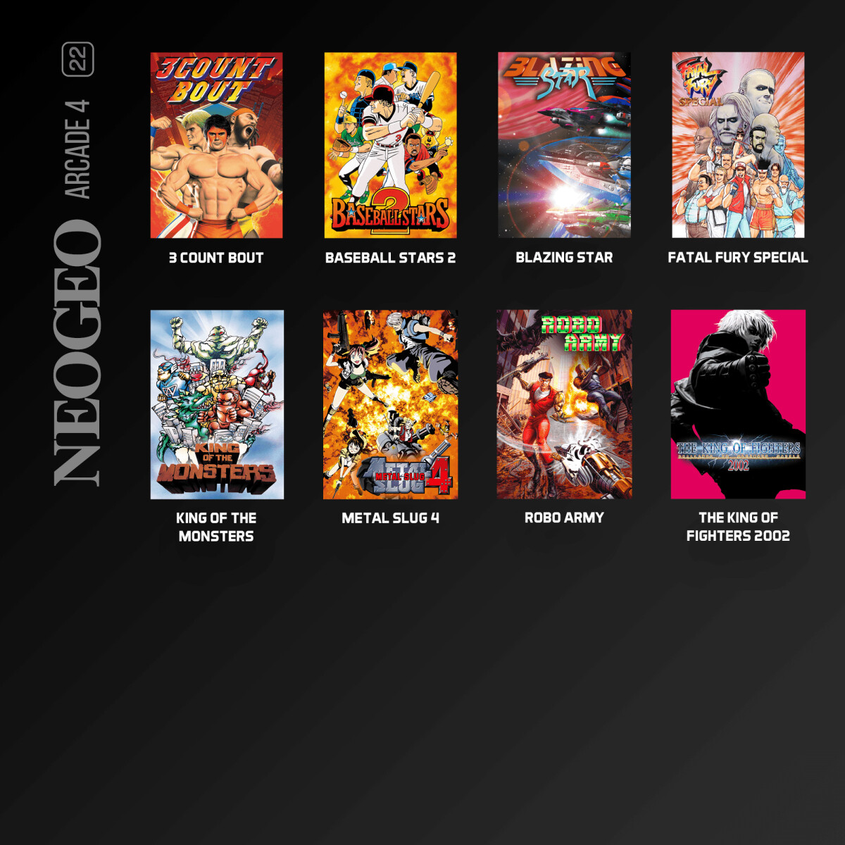 Evercade Neogeo Arcade 4