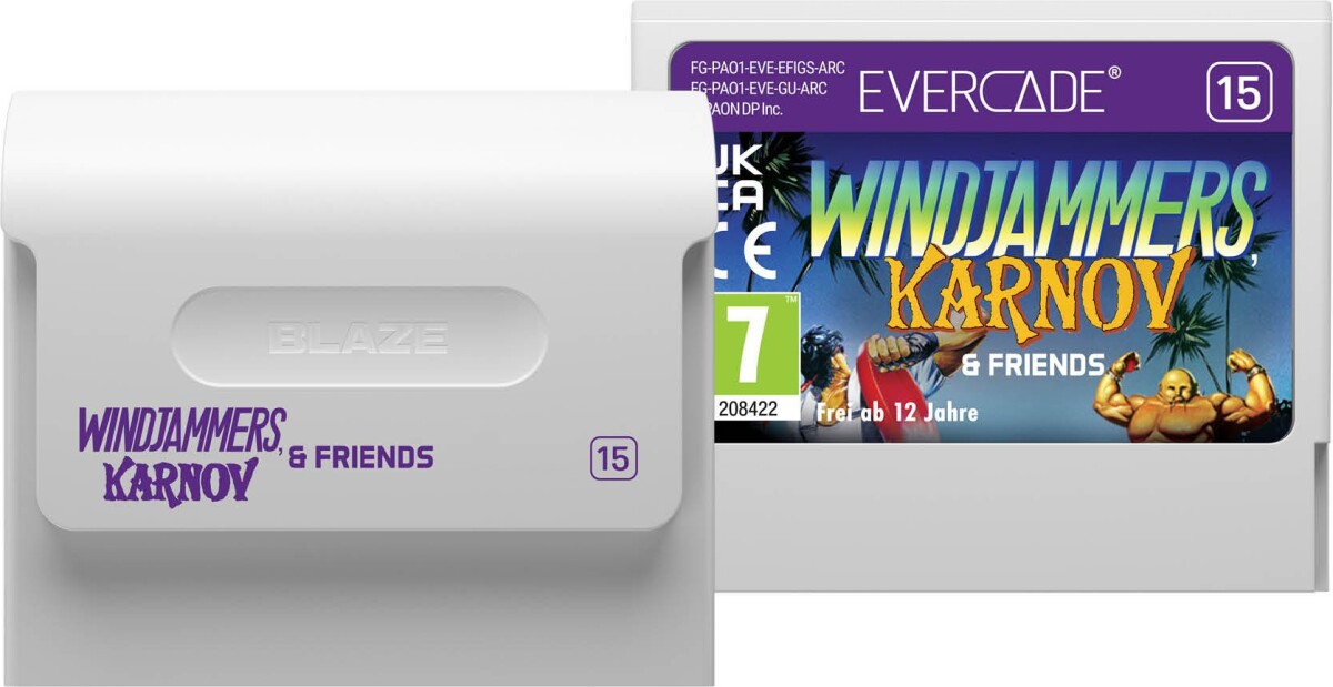 Evercade Windjammers Karnov Friends