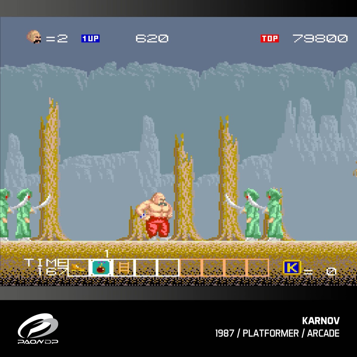 Evercade Windjammers Karnov Friends