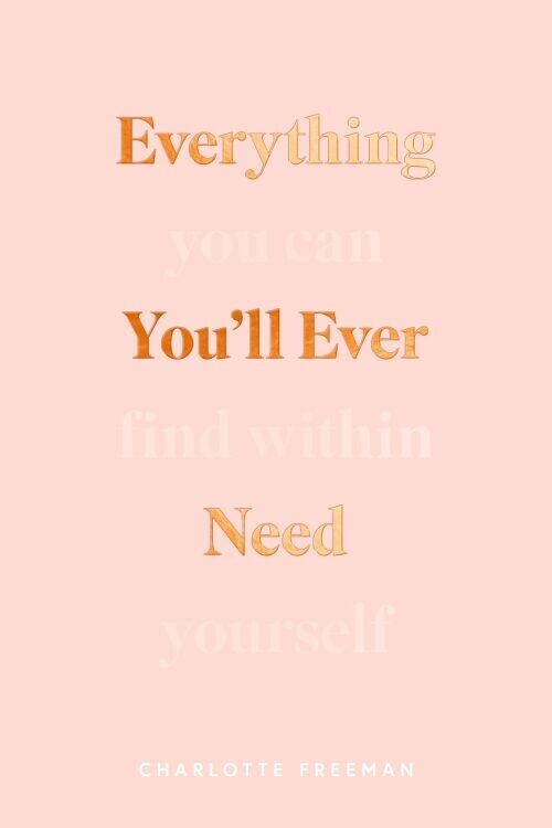 Everything You Ll Ever Need You Can Find Within Yourself