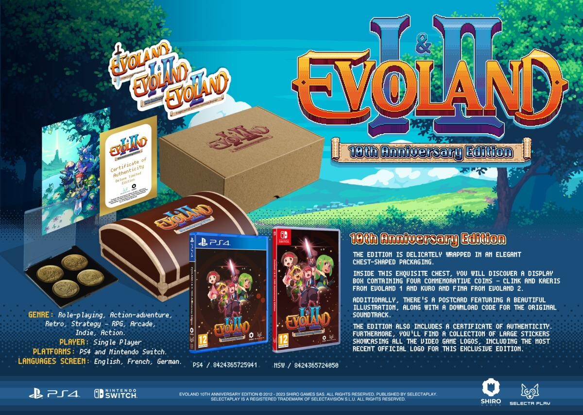 Evoland 1 And 2 - 10Th Anniversary Edition