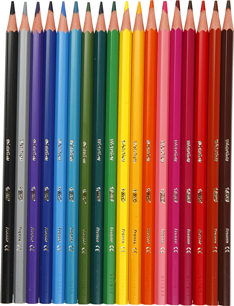 Evolution Farveblyanter - Sekskantede - L 17 5 Cm - Mine 3 Mm - Assorterede