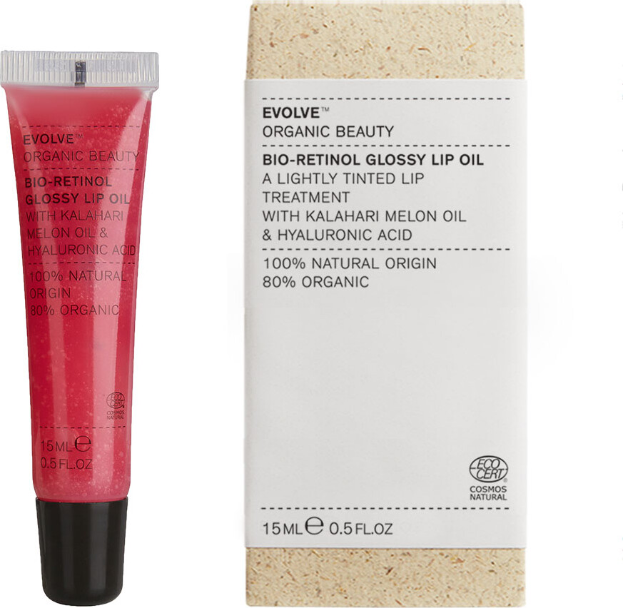 Evolve Beauty - Bio-Retinol Glossy Lip Oil 15 Ml - Soft Pink
