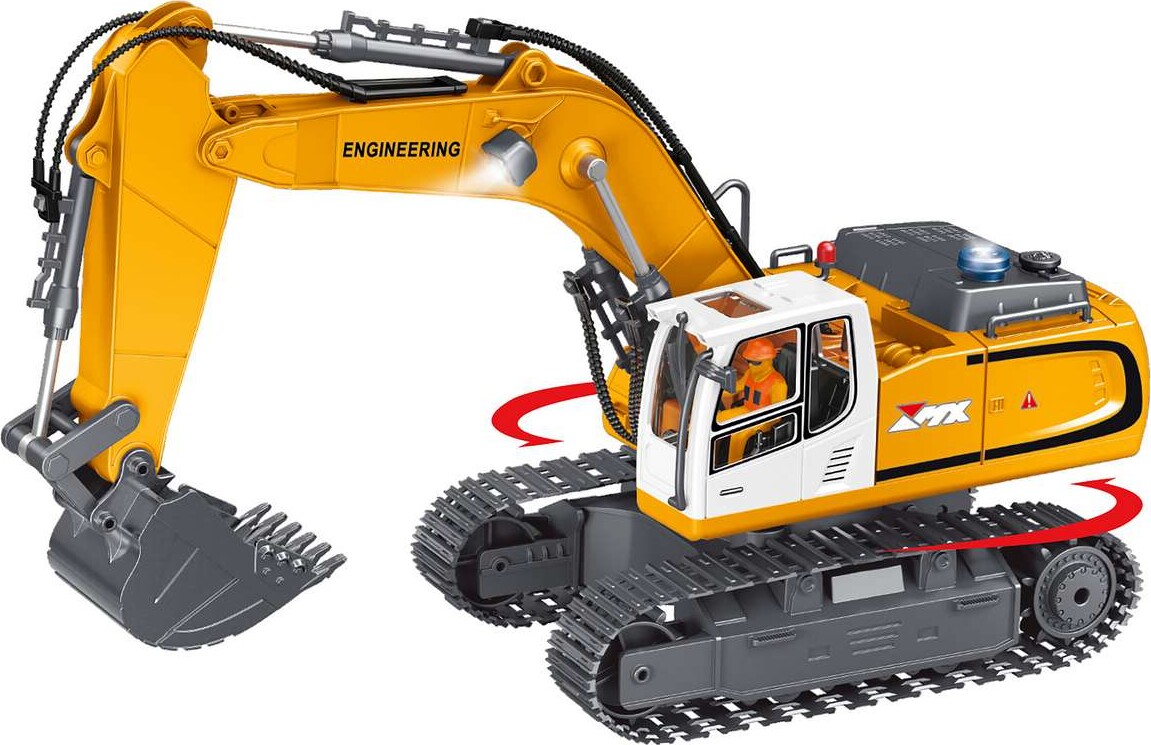Mx - Excavator - Rc Fjernstyret Gravemaskine Til Børn - Z6819A