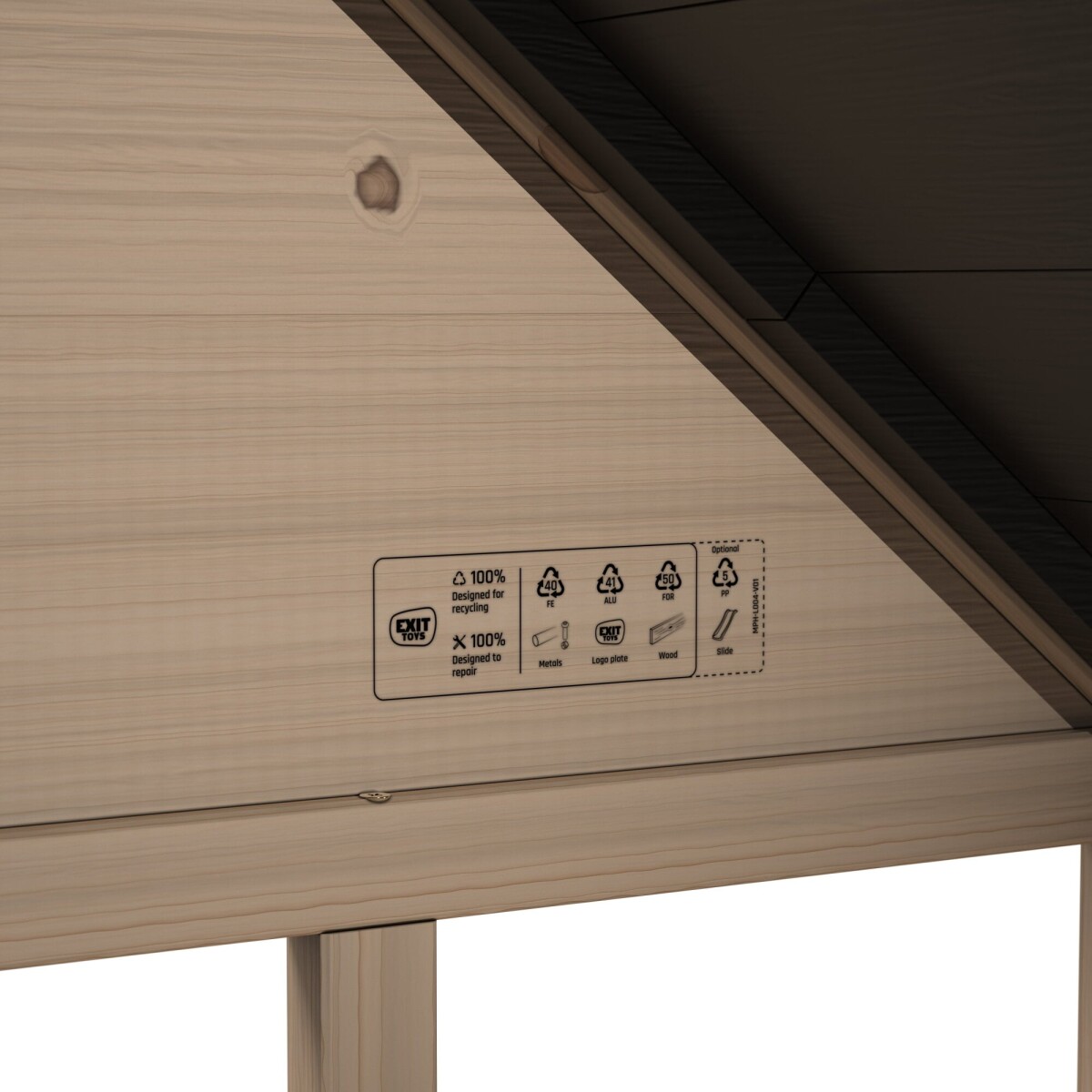 Exit - Panorama 100 Wooden Playhouse 50520100