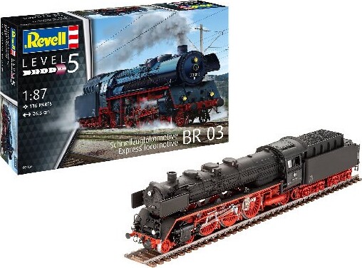 Revell - Schnellzuglokomotive Br 03 - 1 87 - Level 5 - 02166