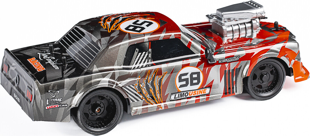 Fjernstyret Racerbil - Extreme Racing - 1 16 - 2 4 Ghz - Orange