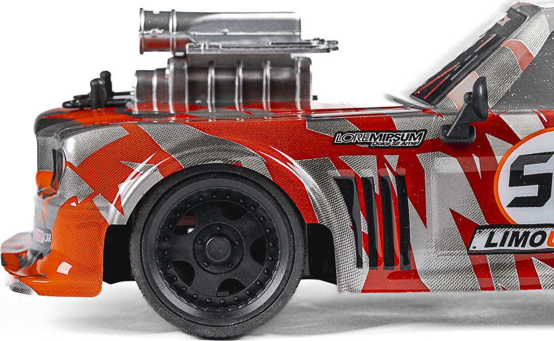 Fjernstyret Racerbil - Extreme Racing - 1 16 - 2 4 Ghz - Orange