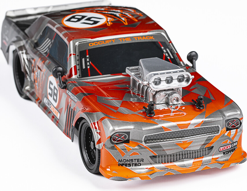 Fjernstyret Racerbil - Extreme Racing - 1 16 - 2 4 Ghz - Orange