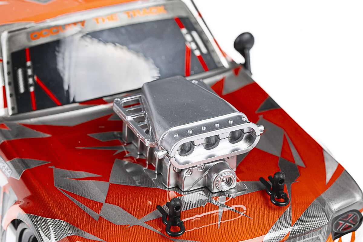 Fjernstyret Racerbil - Extreme Racing - 1 16 - 2 4 Ghz - Orange