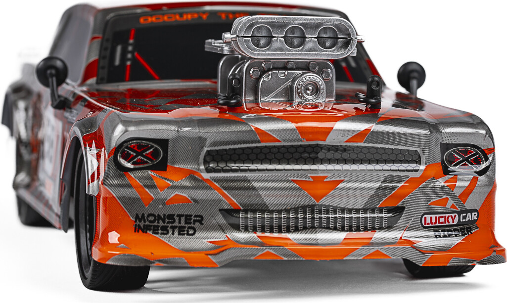 Fjernstyret Racerbil - Extreme Racing - 1 16 - 2 4 Ghz - Orange