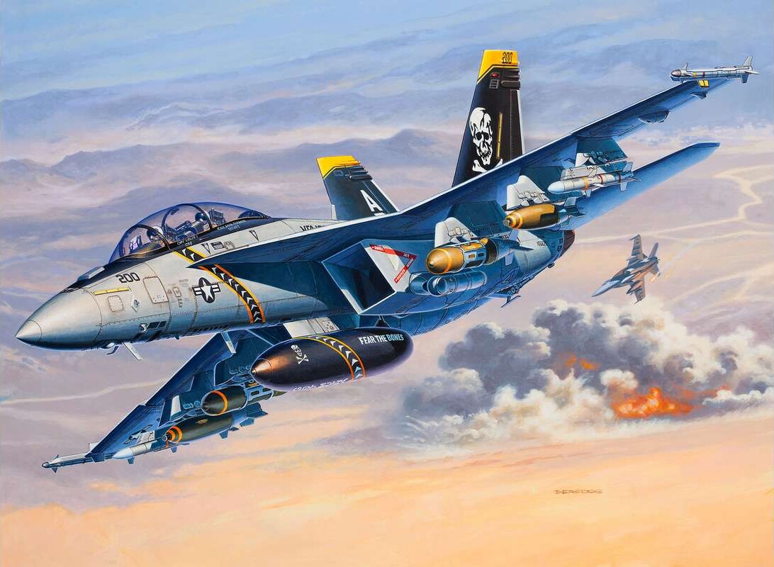 Revell - Fa-18F Super Hornet Fly Byggesæt - 1 72 - Level 4 - 03997