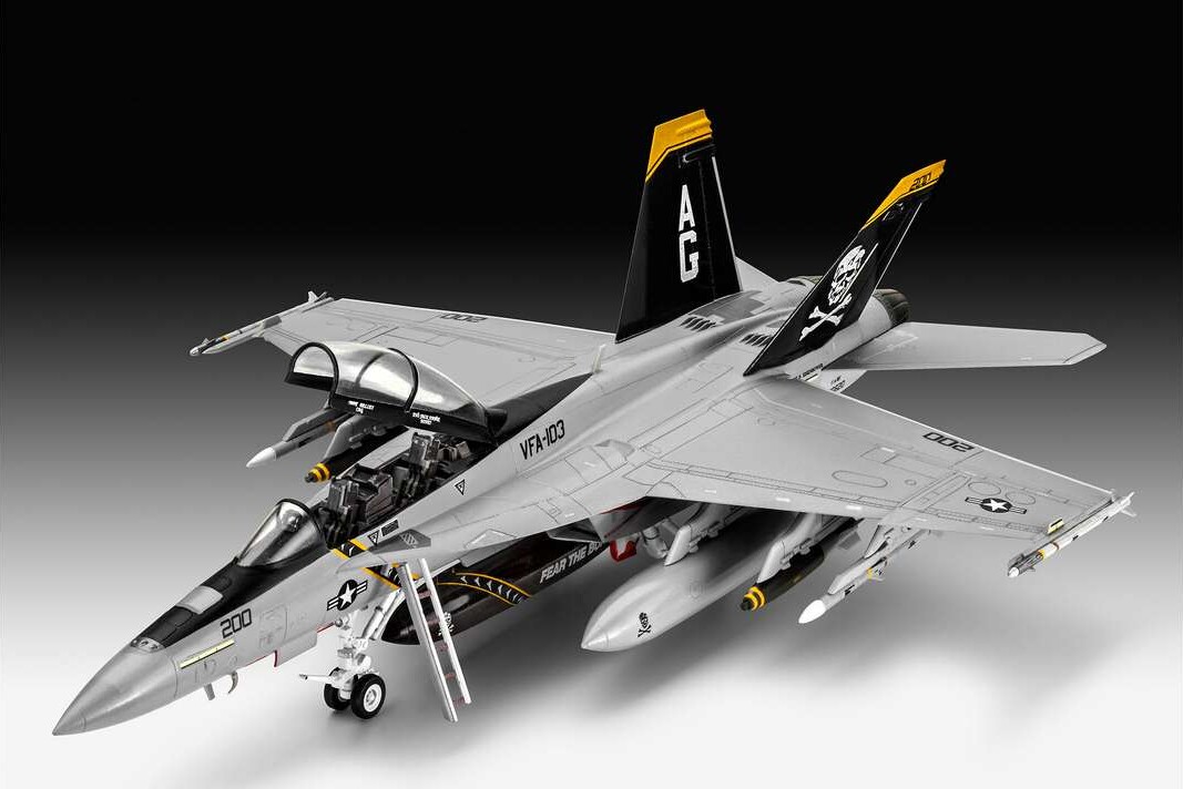 Revell - Fa-18F Super Hornet Fly Byggesæt - 1 72 - Level 4 - 03997