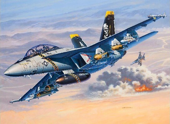 Revell - Fa-18F Super Hornet Fly Byggesæt - 1 72 - Level 4 - 03997