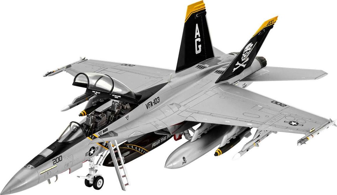 Revell - Fa-18F Super Hornet Fly Byggesæt - 1 72 - Level 4 - 03997